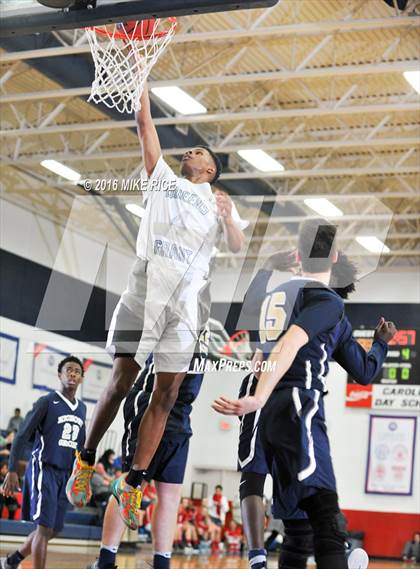 Thumbnail 1 in Queens Grant vs. Hickory Grove Christian (WNC Holiday Classic) photogallery.