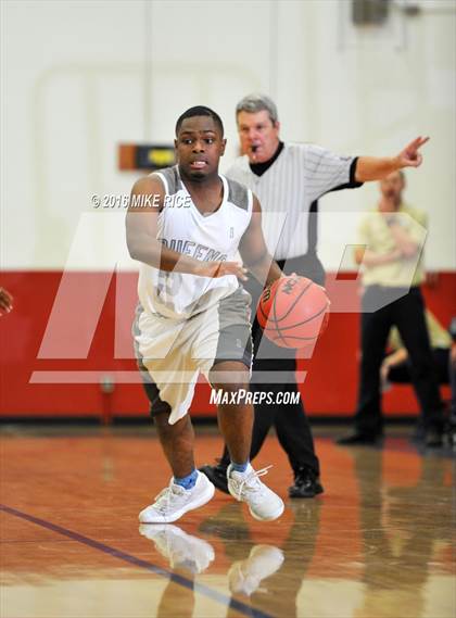 Thumbnail 2 in Queens Grant vs. Hickory Grove Christian (WNC Holiday Classic) photogallery.