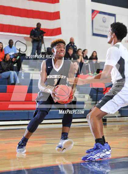 Thumbnail 1 in Queens Grant vs. Hickory Grove Christian (WNC Holiday Classic) photogallery.