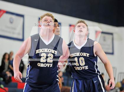 Thumbnail 2 in Queens Grant vs. Hickory Grove Christian (WNC Holiday Classic) photogallery.