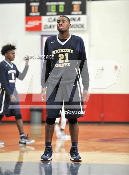Thumbnail 1 in Queens Grant vs. Hickory Grove Christian (WNC Holiday Classic) photogallery.