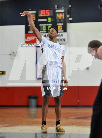 Thumbnail 1 in Queens Grant vs. Hickory Grove Christian (WNC Holiday Classic) photogallery.