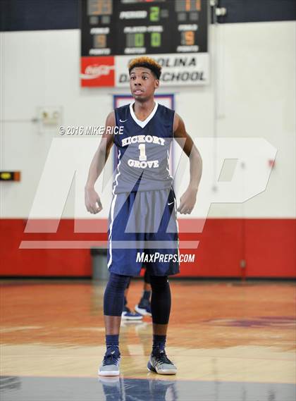 Thumbnail 1 in Queens Grant vs. Hickory Grove Christian (WNC Holiday Classic) photogallery.