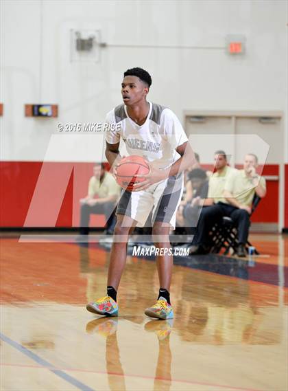 Thumbnail 1 in Queens Grant vs. Hickory Grove Christian (WNC Holiday Classic) photogallery.