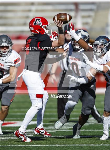 Thumbnail 3 in American Fork vs Skyridge (UHSAA 6A Semifinal) photogallery.
