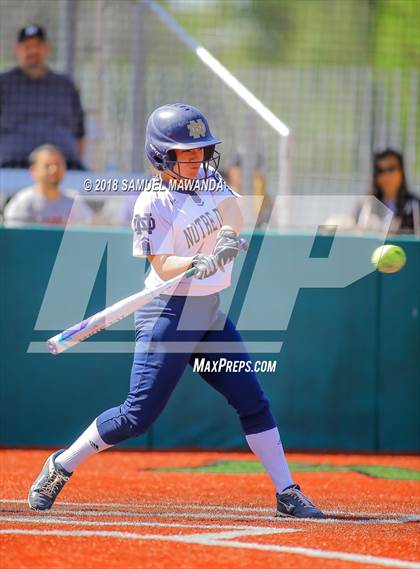 Thumbnail 3 in Notre Dame (SO) vs Chatsworth photogallery.
