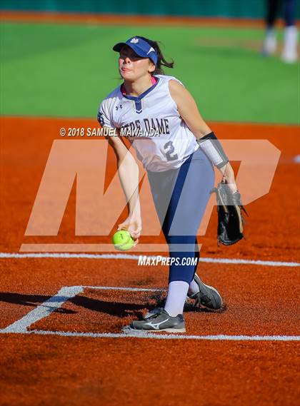 Thumbnail 3 in Notre Dame (SO) vs Chatsworth photogallery.