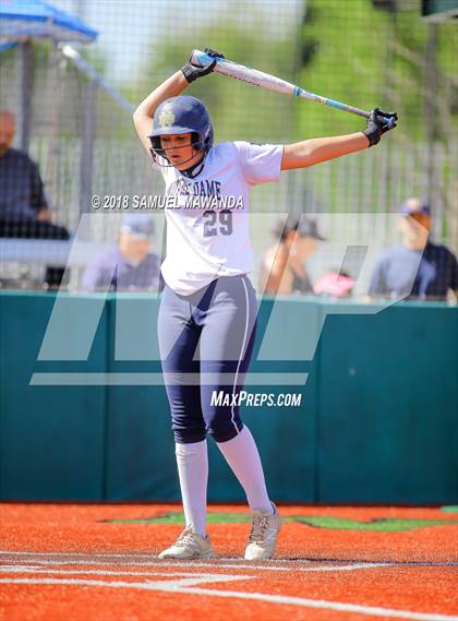 Thumbnail 1 in Notre Dame (SO) vs Chatsworth photogallery.