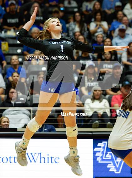 Thumbnail 1 in La Vernia vs. Decatur (UIL 4A D1 Volleyball Final) photogallery.