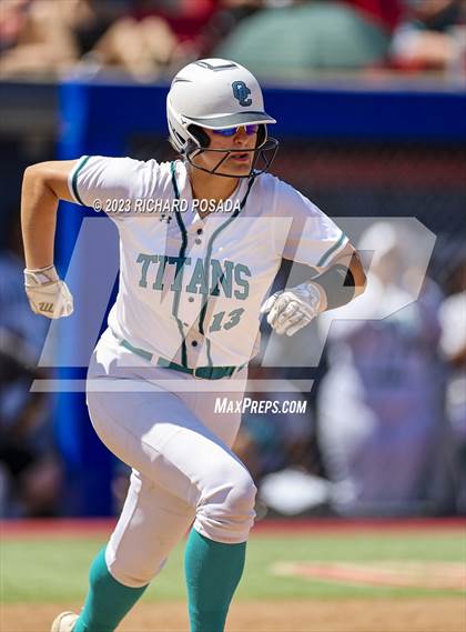 Thumbnail 2 in Mission College Prep @ Orange Cove (2023 CIF CS Softball Championships-DIVISION 4) photogallery.