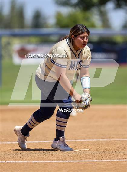 Thumbnail 3 in Mission College Prep @ Orange Cove (2023 CIF CS Softball Championships-DIVISION 4) photogallery.