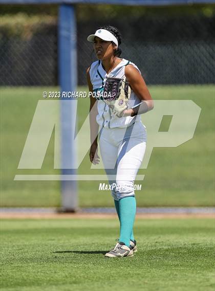 Thumbnail 1 in Mission College Prep @ Orange Cove (2023 CIF CS Softball Championships-DIVISION 4) photogallery.