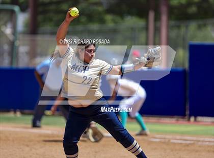 Thumbnail 3 in Mission College Prep @ Orange Cove (2023 CIF CS Softball Championships-DIVISION 4) photogallery.