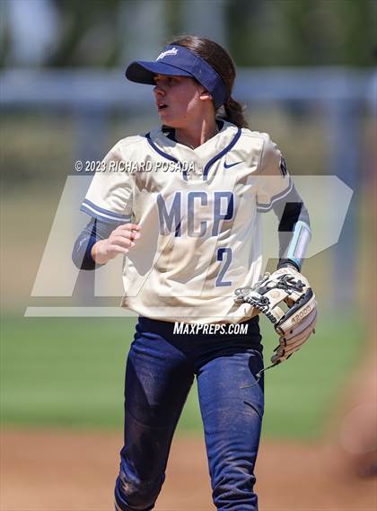 Thumbnail 1 in Mission College Prep @ Orange Cove (2023 CIF CS Softball Championships-DIVISION 4) photogallery.
