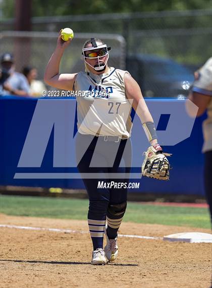 Thumbnail 3 in Mission College Prep @ Orange Cove (2023 CIF CS Softball Championships-DIVISION 4) photogallery.