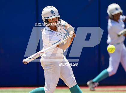 Thumbnail 1 in Mission College Prep @ Orange Cove (2023 CIF CS Softball Championships-DIVISION 4) photogallery.