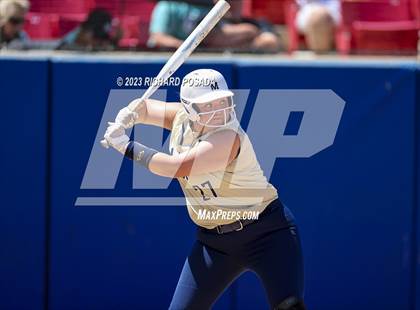Thumbnail 3 in Mission College Prep @ Orange Cove (2023 CIF CS Softball Championships-DIVISION 4) photogallery.