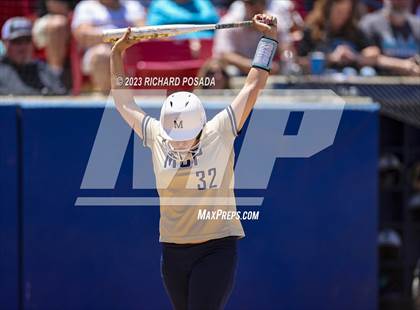 Thumbnail 3 in Mission College Prep @ Orange Cove (2023 CIF CS Softball Championships-DIVISION 4) photogallery.
