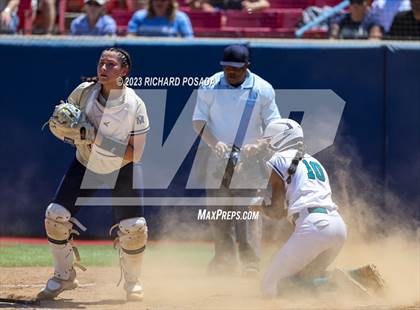 Thumbnail 3 in Mission College Prep @ Orange Cove (2023 CIF CS Softball Championships-DIVISION 4) photogallery.