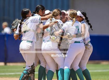Thumbnail 3 in Mission College Prep @ Orange Cove (2023 CIF CS Softball Championships-DIVISION 4) photogallery.
