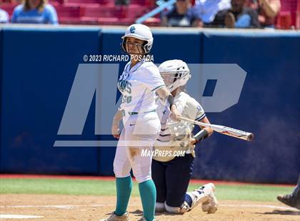Thumbnail 3 in Mission College Prep @ Orange Cove (2023 CIF CS Softball Championships-DIVISION 4) photogallery.