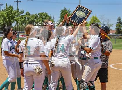 Thumbnail 2 in Mission College Prep @ Orange Cove (2023 CIF CS Softball Championships-DIVISION 4) photogallery.