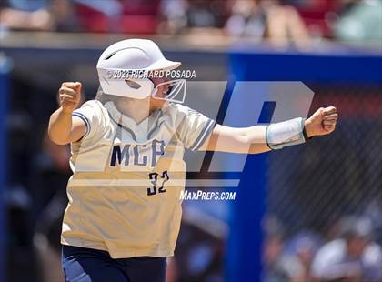 Thumbnail 2 in Mission College Prep @ Orange Cove (2023 CIF CS Softball Championships-DIVISION 4) photogallery.