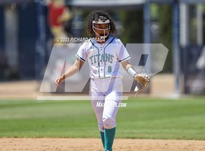 Thumbnail 3 in Mission College Prep @ Orange Cove (2023 CIF CS Softball Championships-DIVISION 4) photogallery.