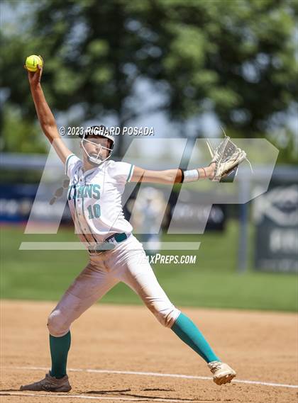 Thumbnail 3 in Mission College Prep @ Orange Cove (2023 CIF CS Softball Championships-DIVISION 4) photogallery.