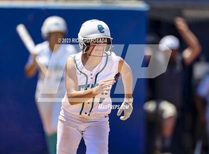 Thumbnail 3 in Mission College Prep @ Orange Cove (2023 CIF CS Softball Championships-DIVISION 4) photogallery.