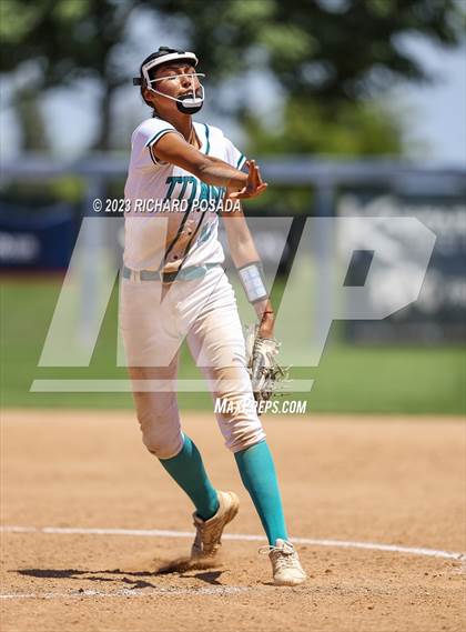 Thumbnail 3 in Mission College Prep @ Orange Cove (2023 CIF CS Softball Championships-DIVISION 4) photogallery.