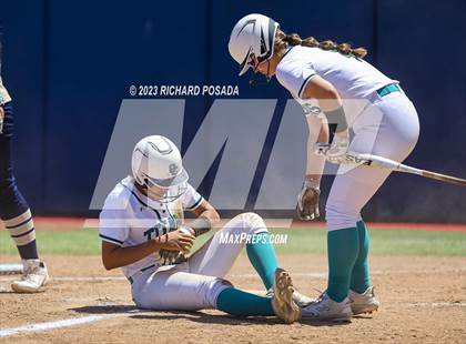 Thumbnail 1 in Mission College Prep @ Orange Cove (2023 CIF CS Softball Championships-DIVISION 4) photogallery.