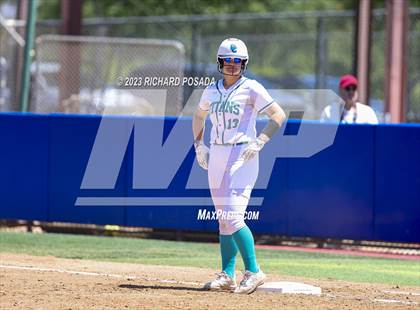 Thumbnail 3 in Mission College Prep @ Orange Cove (2023 CIF CS Softball Championships-DIVISION 4) photogallery.