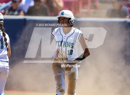Thumbnail 3 in Mission College Prep @ Orange Cove (2023 CIF CS Softball Championships-DIVISION 4) photogallery.