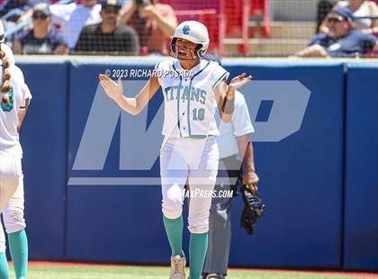 Thumbnail 3 in Mission College Prep @ Orange Cove (2023 CIF CS Softball Championships-DIVISION 4) photogallery.