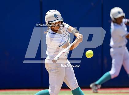 Thumbnail 2 in Mission College Prep @ Orange Cove (2023 CIF CS Softball Championships-DIVISION 4) photogallery.