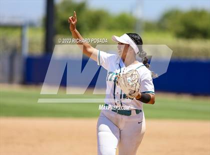 Thumbnail 3 in Mission College Prep @ Orange Cove (2023 CIF CS Softball Championships-DIVISION 4) photogallery.
