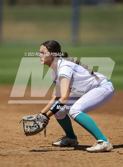Thumbnail 3 in Mission College Prep @ Orange Cove (2023 CIF CS Softball Championships-DIVISION 4) photogallery.
