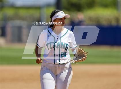 Thumbnail 3 in Mission College Prep @ Orange Cove (2023 CIF CS Softball Championships-DIVISION 4) photogallery.