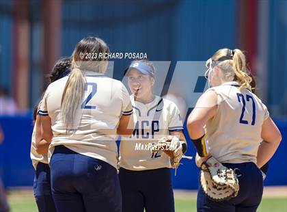 Thumbnail 3 in Mission College Prep @ Orange Cove (2023 CIF CS Softball Championships-DIVISION 4) photogallery.