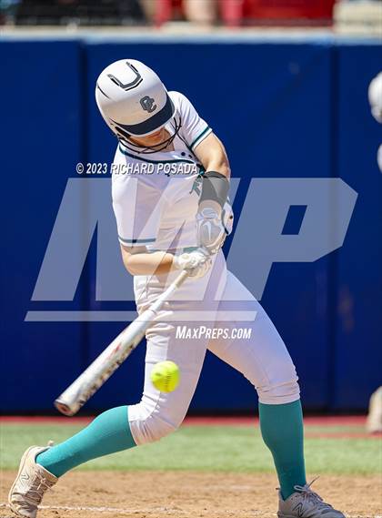 Thumbnail 3 in Mission College Prep @ Orange Cove (2023 CIF CS Softball Championships-DIVISION 4) photogallery.