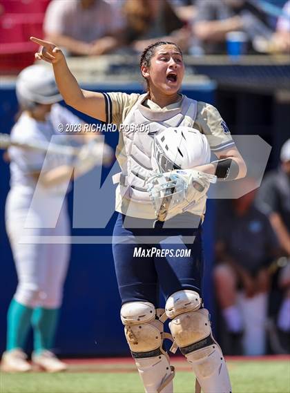 Thumbnail 1 in Mission College Prep @ Orange Cove (2023 CIF CS Softball Championships-DIVISION 4) photogallery.