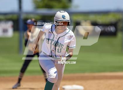 Thumbnail 3 in Mission College Prep @ Orange Cove (2023 CIF CS Softball Championships-DIVISION 4) photogallery.