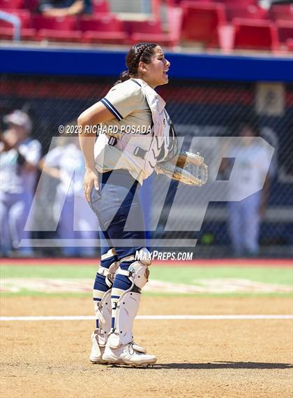 Thumbnail 2 in Mission College Prep @ Orange Cove (2023 CIF CS Softball Championships-DIVISION 4) photogallery.