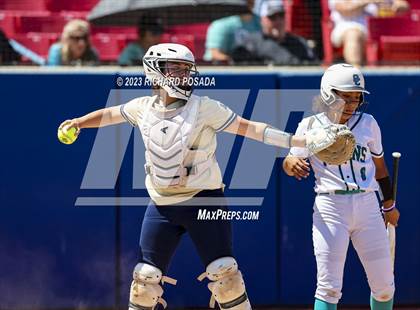 Thumbnail 2 in Mission College Prep @ Orange Cove (2023 CIF CS Softball Championships-DIVISION 4) photogallery.
