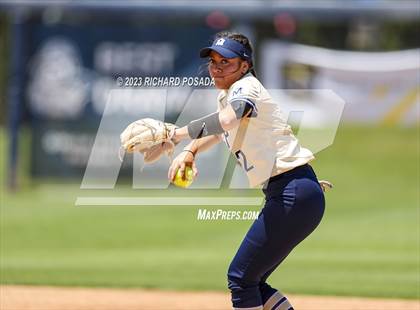 Thumbnail 1 in Mission College Prep @ Orange Cove (2023 CIF CS Softball Championships-DIVISION 4) photogallery.