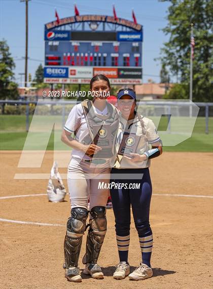 Thumbnail 1 in Mission College Prep @ Orange Cove (2023 CIF CS Softball Championships-DIVISION 4) photogallery.