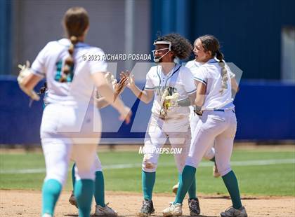 Thumbnail 2 in Mission College Prep @ Orange Cove (2023 CIF CS Softball Championships-DIVISION 4) photogallery.