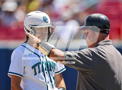 Thumbnail 3 in Mission College Prep @ Orange Cove (2023 CIF CS Softball Championships-DIVISION 4) photogallery.