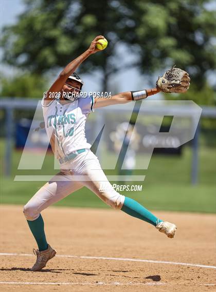 Thumbnail 2 in Mission College Prep @ Orange Cove (2023 CIF CS Softball Championships-DIVISION 4) photogallery.